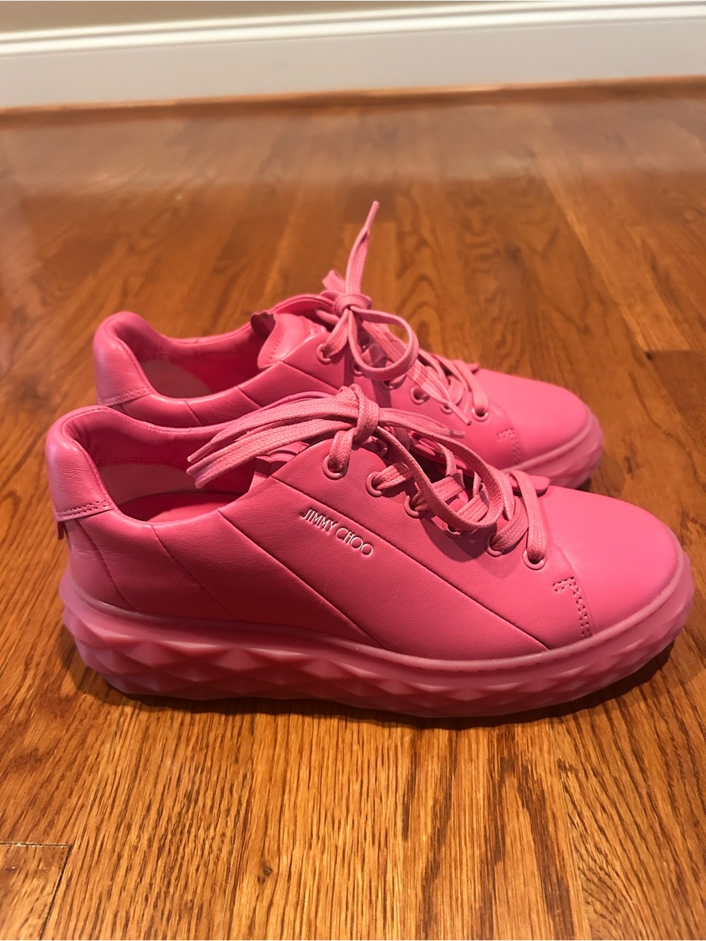Womenโs Jimmy Choo Diamond Light Maxi Sneakers Size 37.5